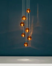 Laden Sie das Bild in den Galerie-Viewer, Terzani Mizu 7er Pendelleuchte